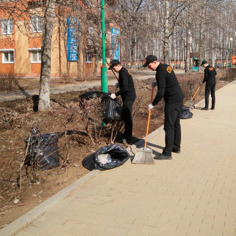 Уборка территории  в Меленки